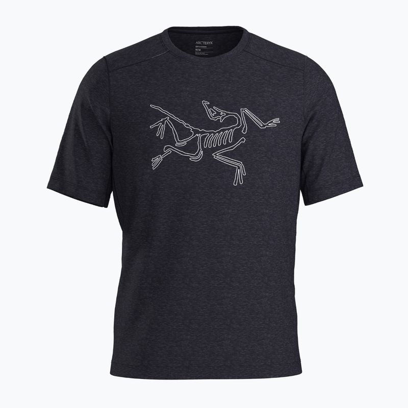 Мъжка тениска Arc'teryx Cormac Logo SS black heather