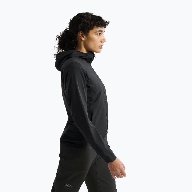Дамско ветроустойчиво яке Arcteryx Atom SL Hoody black 4