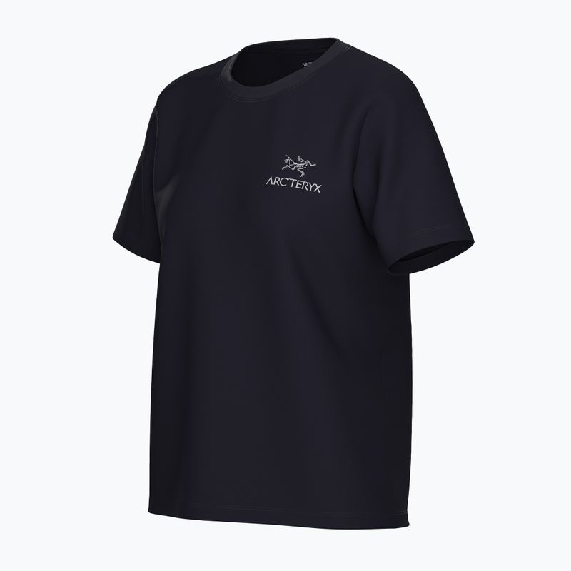 Arcteryx дамска тениска Kragg Sl Cotton Emblem Crew черна 3