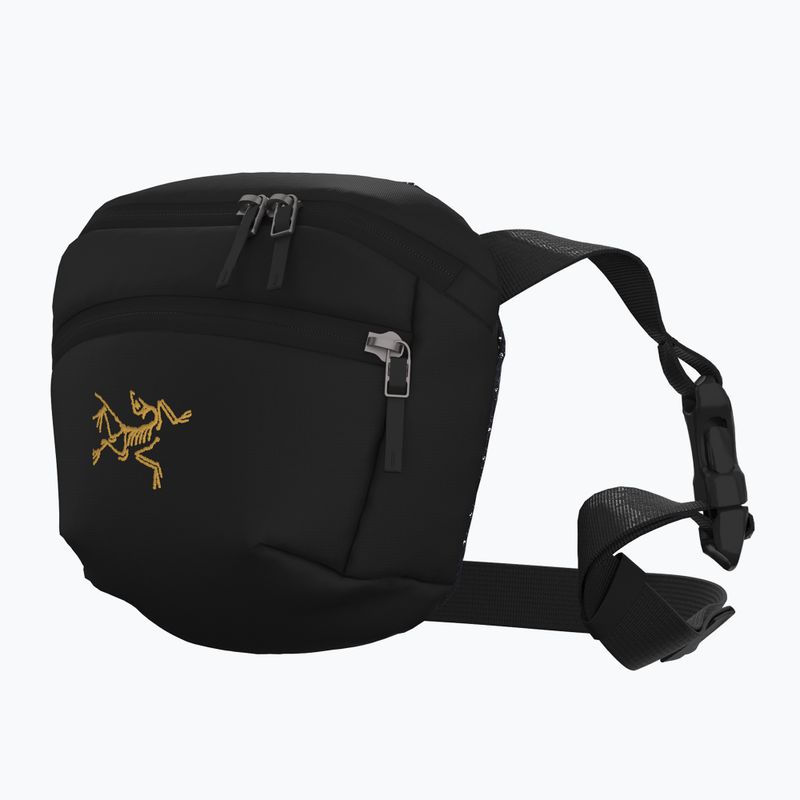 Чантичка Arcteryx Mantis 1 1.5 L 24k black pouch 2
