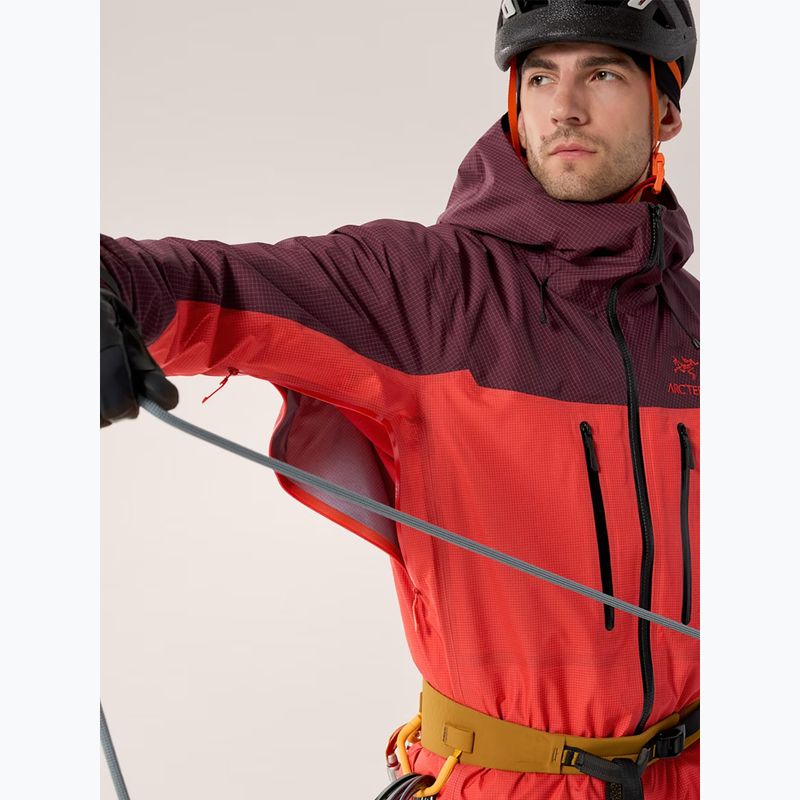 Мъжко яке за дъжд Arcteryx Alpha mars/dynasty 11