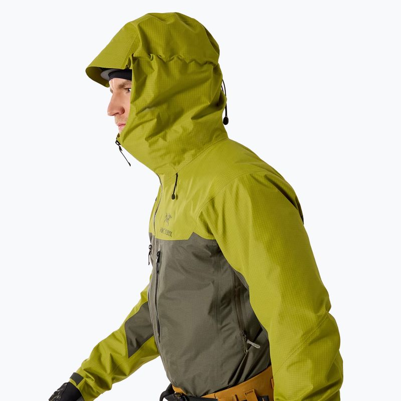 Мъжко яке за дъжд Arcteryx Alpha olive moss/tatsu 5
