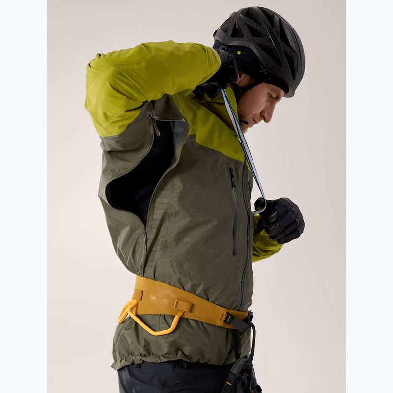 Мъжко дъждобранно яке Arc'teryx Alpha olive moss/tatsu 11