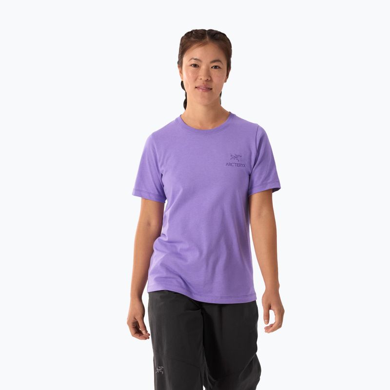 Дамска тениска Arc'teryx Kragg Sl Cotton Emblem Crew aster