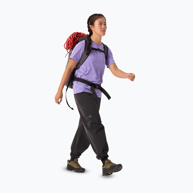 Дамска тениска Arcteryx Kragg Sl Cotton Emblem Crew aster 2