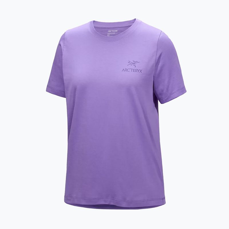 Дамска тениска Arcteryx Kragg Sl Cotton Emblem Crew aster 6