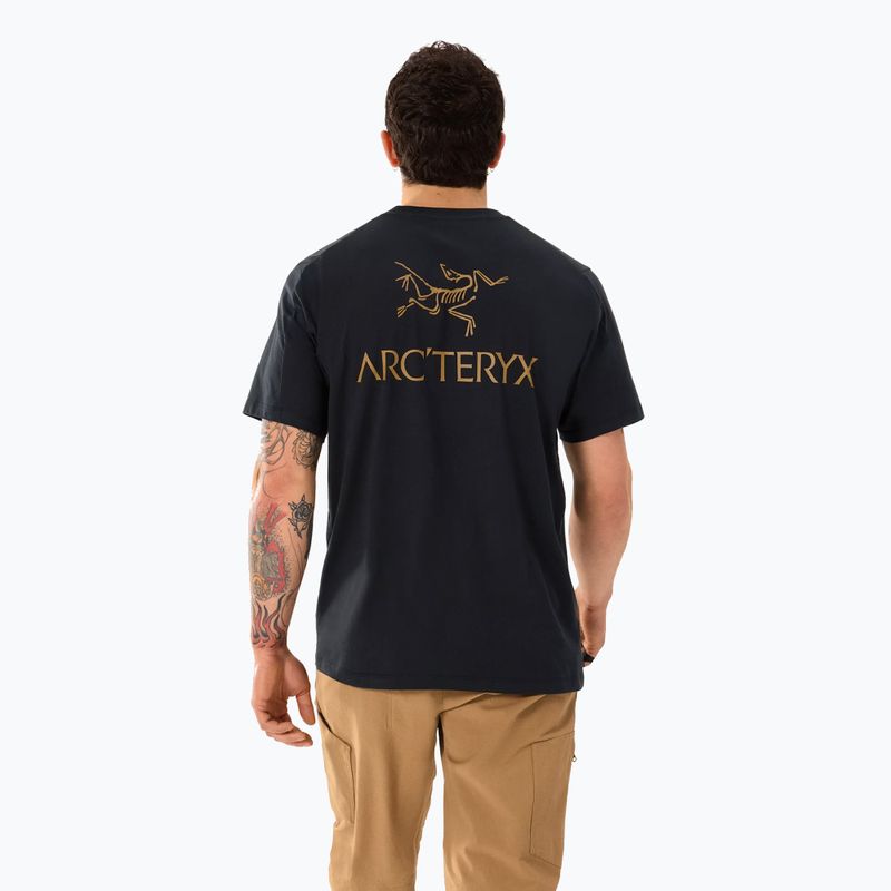 Мъжка тениска Arcteryx Kragg Sl Cotton Bird Word 24k black 2