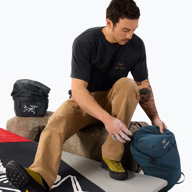 Мъжка тениска Arcteryx Kragg Sl Cotton Bird Word 24k black 6