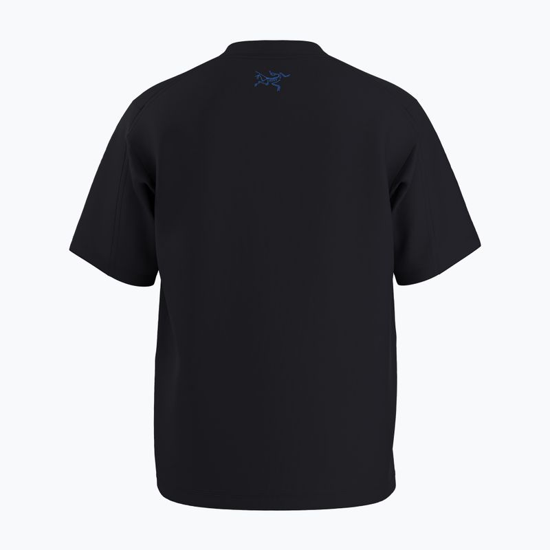 Мъжка тениска Arcteryx Kragg Cotton Lithographica black 2