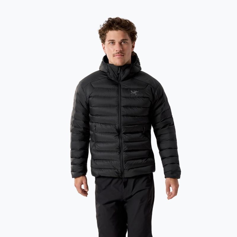 Мъжко ватирано яке Arcteryx Cerium Hoody black