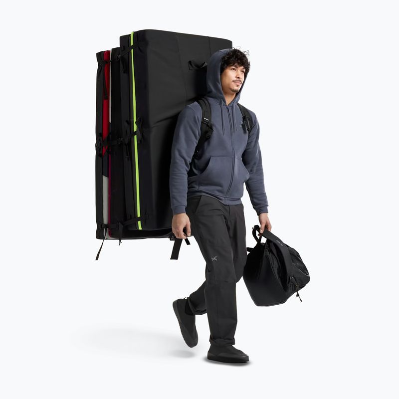 Мъжки туристически поларен суичър Arc'teryx Emblem Fleece Full-Zip Hoody dark stratus 2