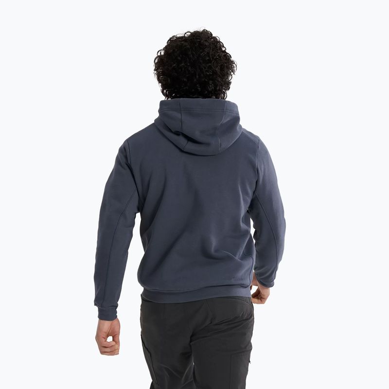 Мъжки туристически поларен суичър Arc'teryx Emblem Fleece Full-Zip Hoody dark stratus 3