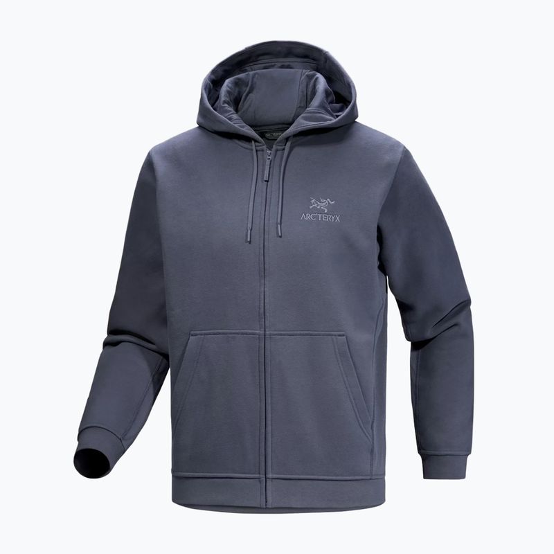 Мъжки туристически поларен суичър Arcteryx Emblem Fleece Full-Zip Hoody dark stratus 6