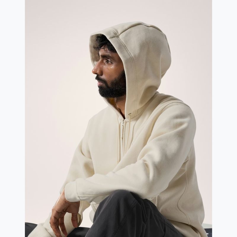 Мъжки туристически поларен суичър Arcteryx Emblem Fleece Full-Zip Hoody sea salt 5