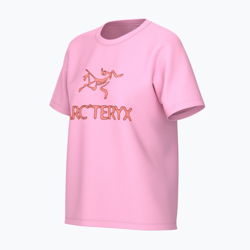 Дамска тениска Arcteryx Kragg SL Cotton Heatmap Crew pineberry 3