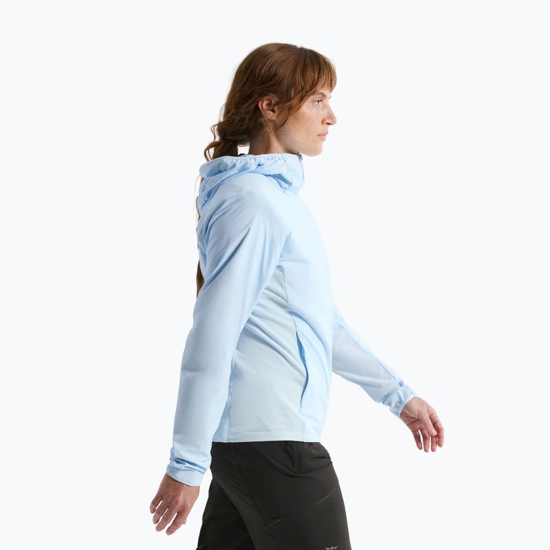 Дамско ветроустойчиво яке Arcteryx Atom SL Hoody alpine blue 4
