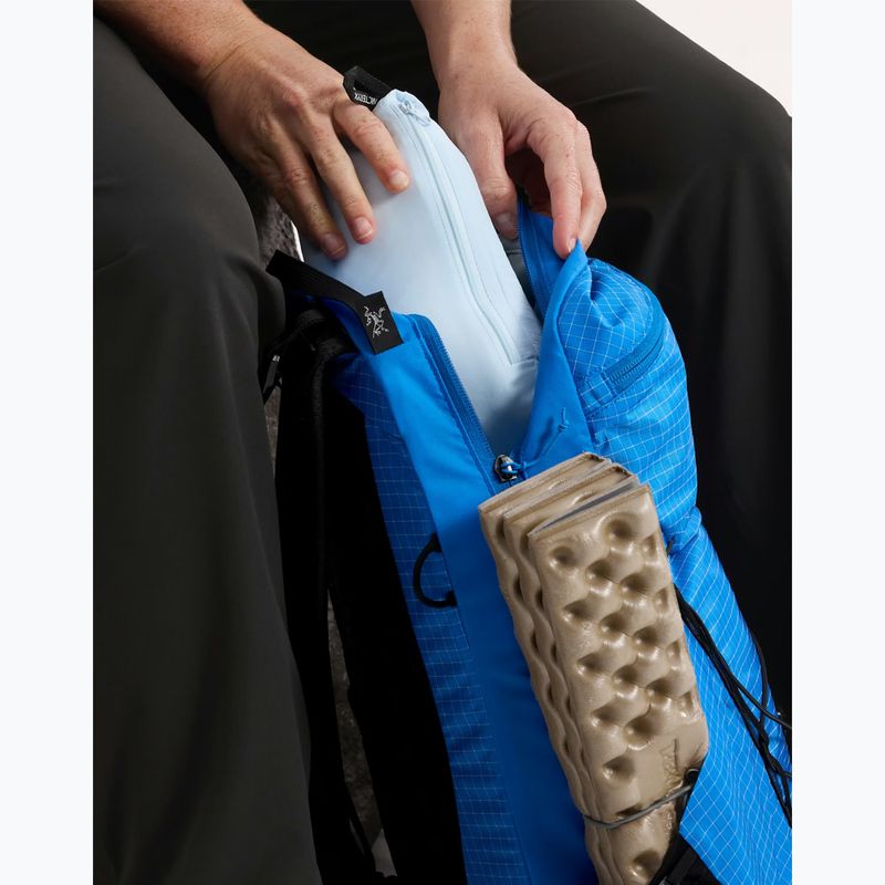 Дамско ветроустойчиво яке Arcteryx Atom SL Hoody alpine blue 7