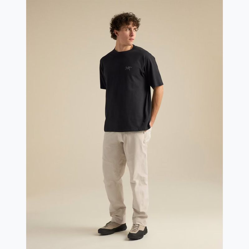 Мъжка тениска Arcteryx Kragg Cotton Emblem Crew SS black 2