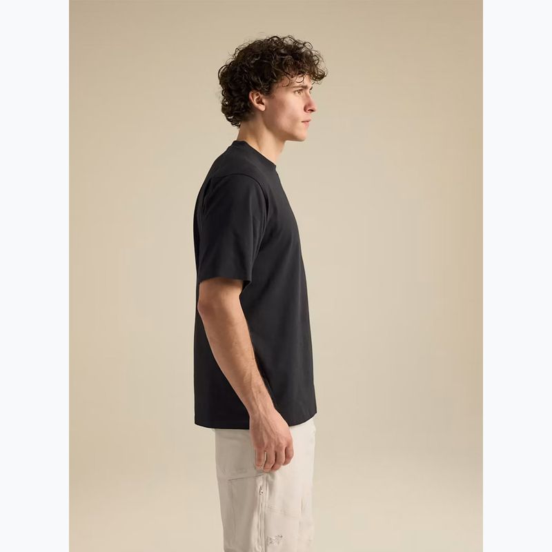Мъжка тениска Arcteryx Kragg Cotton Emblem Crew SS black 4