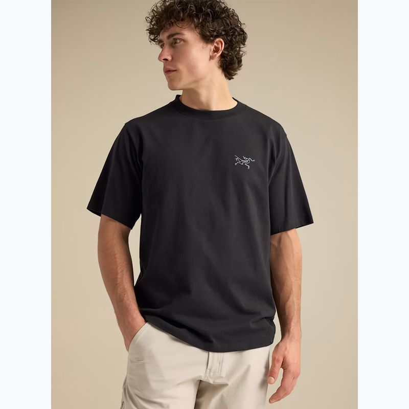 Мъжка тениска Arcteryx Kragg Cotton Emblem Crew SS black 5