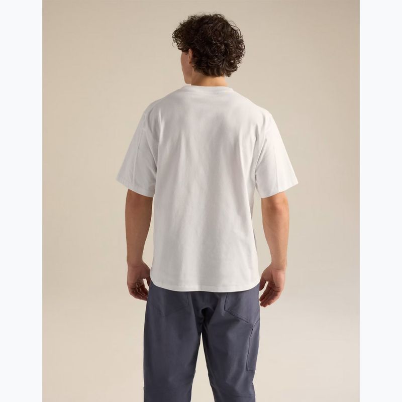 Мъжка тениска Arcteryx Kragg Cotton Emblem Crew SS white light 3