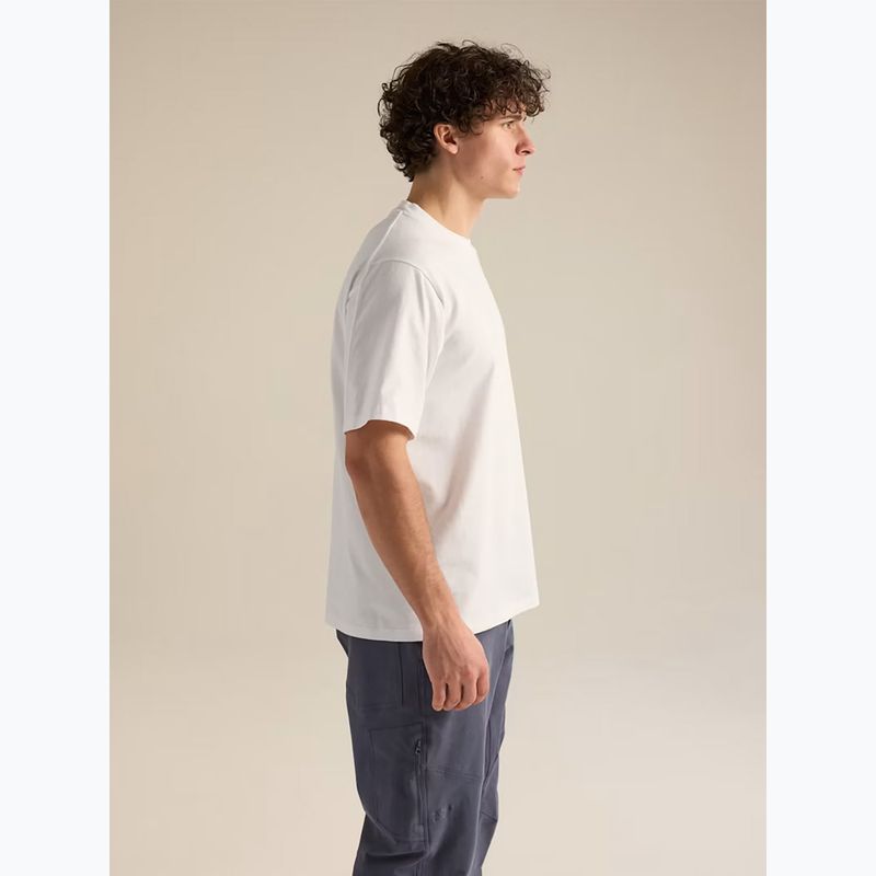 Мъжка тениска Arcteryx Kragg Cotton Emblem Crew SS white light 5