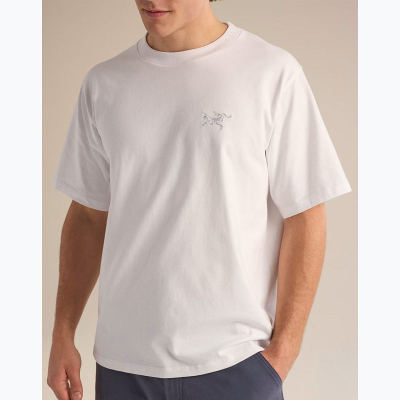 Мъжка тениска Arcteryx Kragg Cotton Emblem Crew SS white light 6