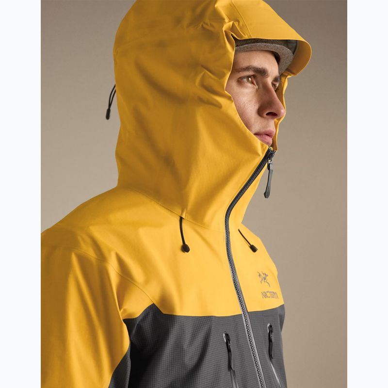 Мъжко софтшел яке Arcteryx Alpha larch/dk grey 6