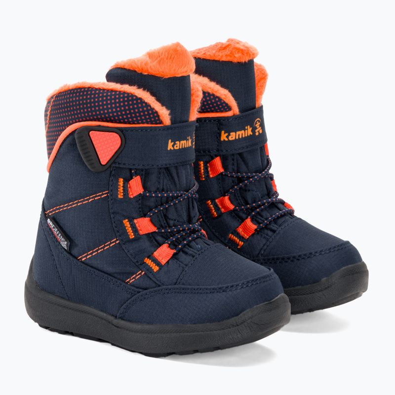Детски ботуши за трекинг Kamik Stance2 navy/flame 4