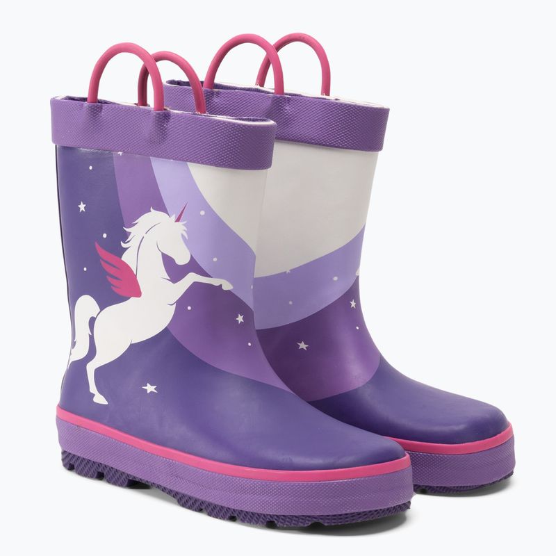 Детски туристически обувки Kamik Unicorn лилави 4