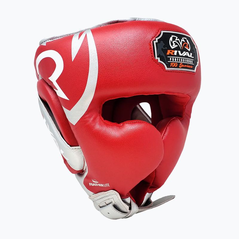 Боксьорска каска Rival RHG100 Professional Headgear red/silver 2
