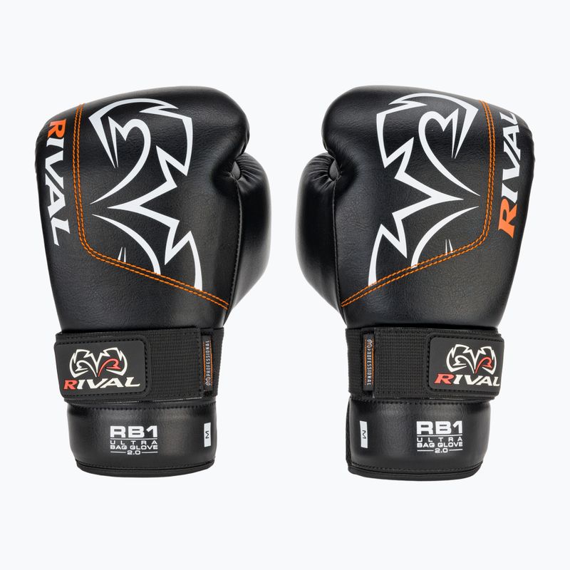 Боксови ръкавици Rival RB1 Ultra Bag 2.0 L black 2