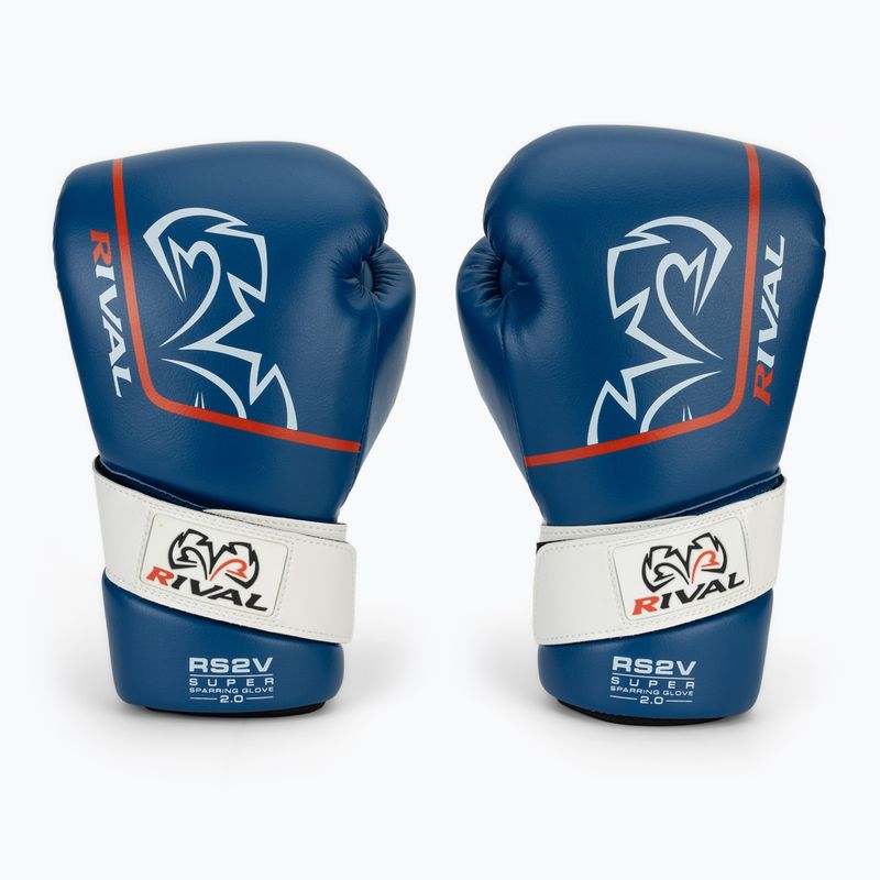 Боксьорски ръкавици Rival RS2V Super Sparring 2.0 blue 2