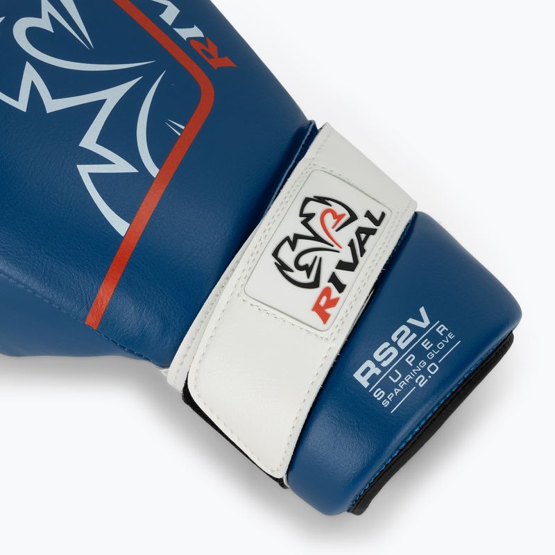 Боксьорски ръкавици Rival RS2V Super Sparring 2.0 blue 6