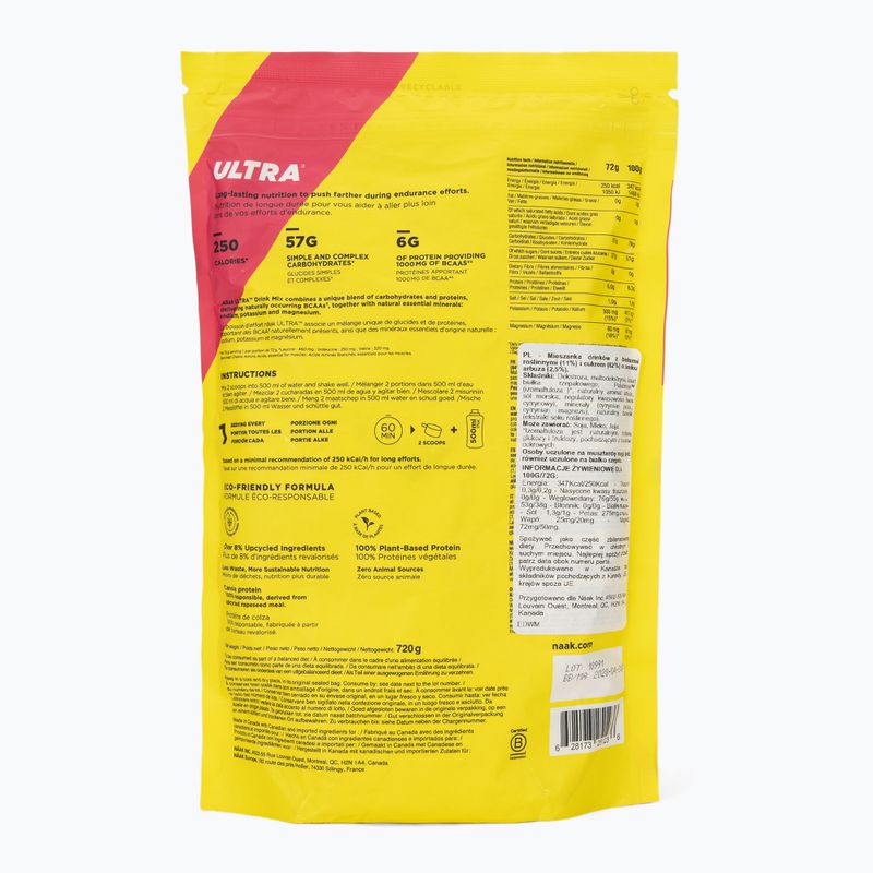 Енергийна напитка Näak Ultra Drink Mix 720 g watermelon 2