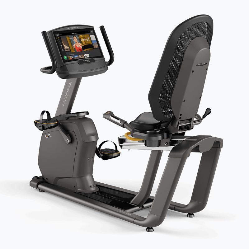 Matrix Fitness легнал велосипед R50XIR-02 графит сив 2