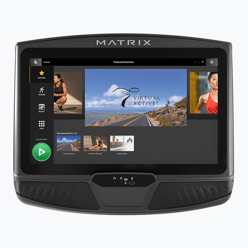 Стационарен велосипед Matrix Fitness U50XUR-02 графитено сив 3