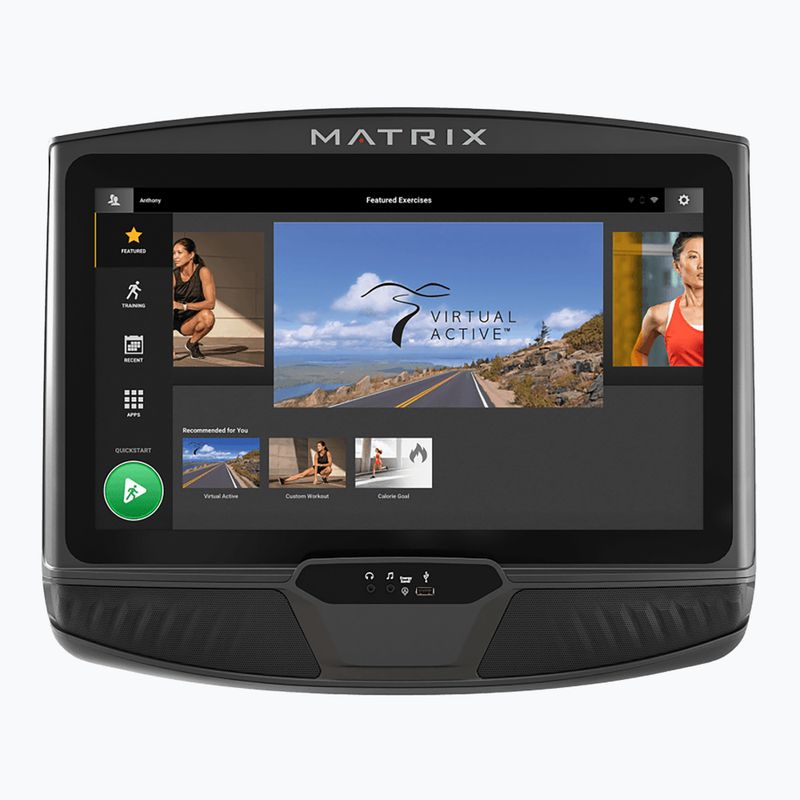 Matrix Fitness Елиптичен елиптичен тренажор E50XUR-02 черен 6