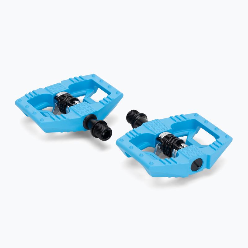 Велосипедни педали Crankbrothers Double Shot 1 light blue/black 2