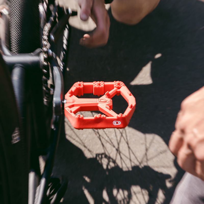 Велосипедни педали Crankbrothers Stamp 0 bright red 5