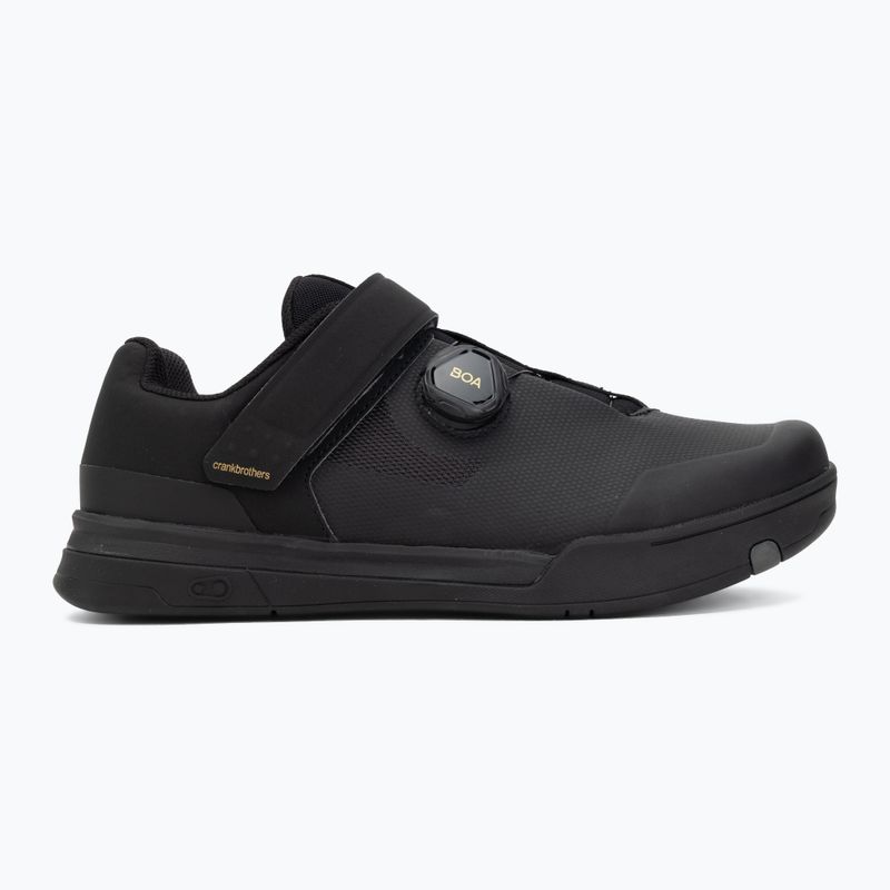 Велосипедни обувки MTB Crankbrothers Mallet BOA black/gold/black outsole 2