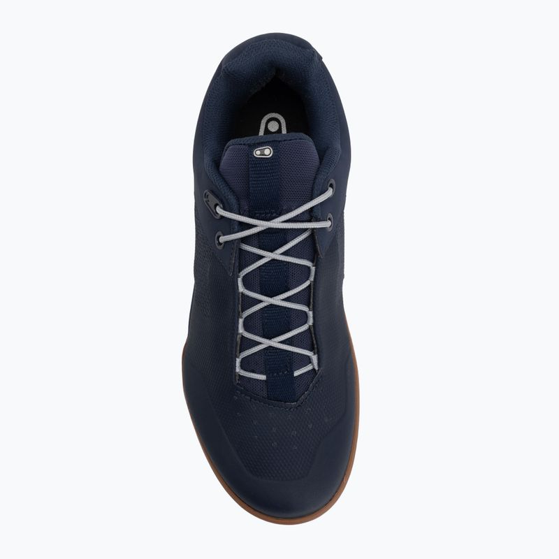 Мъжки обувки за колоездене на платформа Crankbrothers Stamp Lace тъмно синьо и кафяво CR-STL04281A105 5