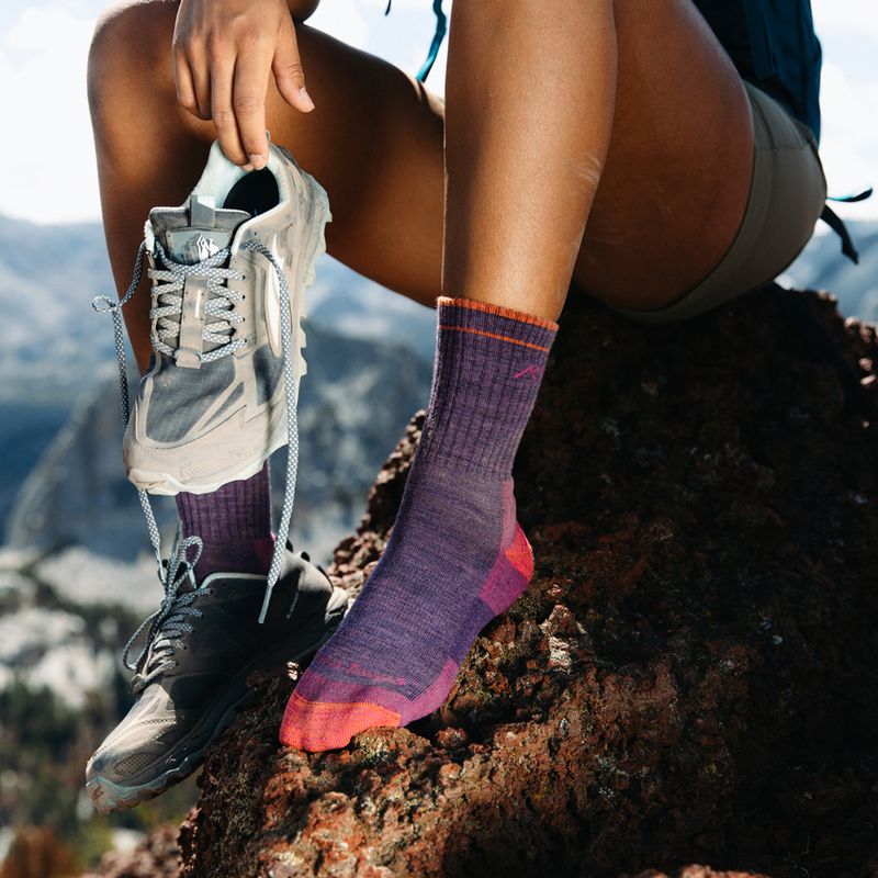 Дамски чорапи Darn Tough Hiker plum heather 6