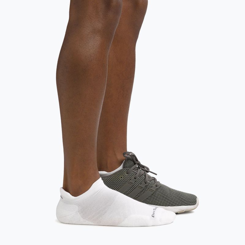 Мъжки чорапи за бягане Darn Tough Run white 3