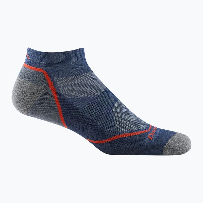 Мъжки чорапи Darn Tough Light Hiker No Show Cushion деним