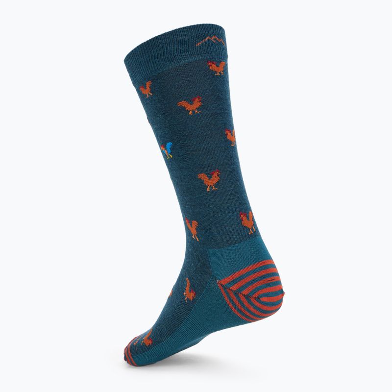 Мъжки чорапи Darn Tough Strut Crew dark teal 2