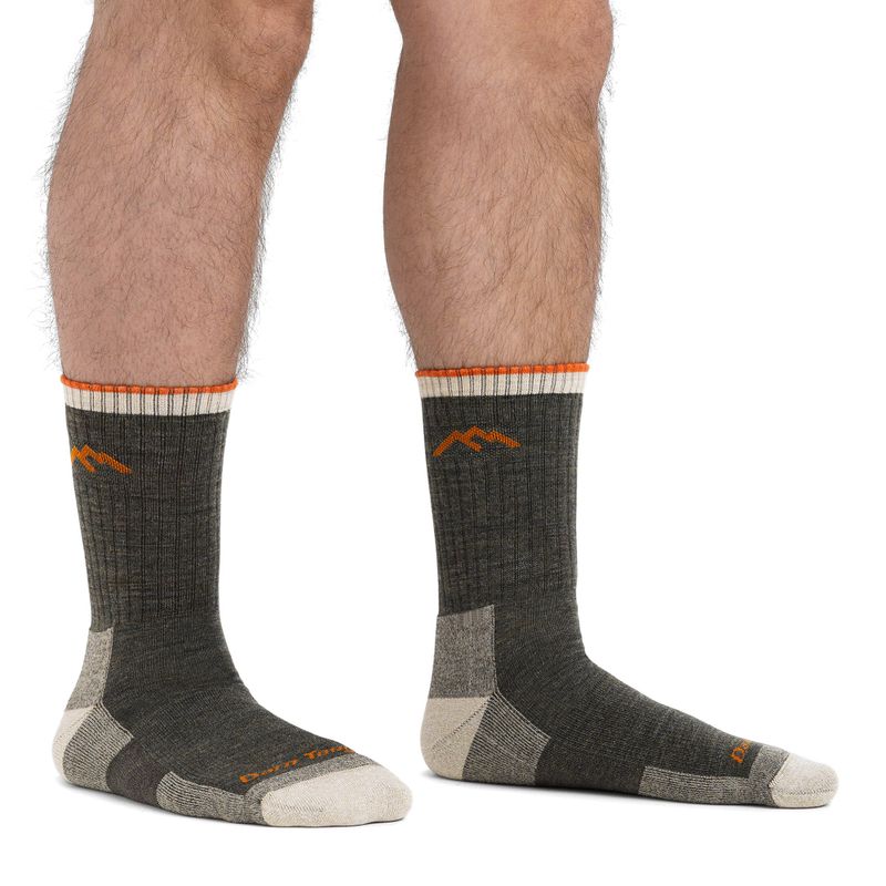 Мъжки чорапи Darn Tough Hiker Micro Crew olive 5
