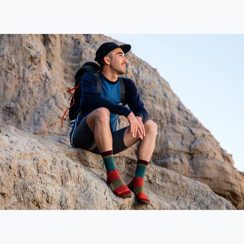 Мъжки чорапи за трекинг Darn Tough Heady Stripe teal 3