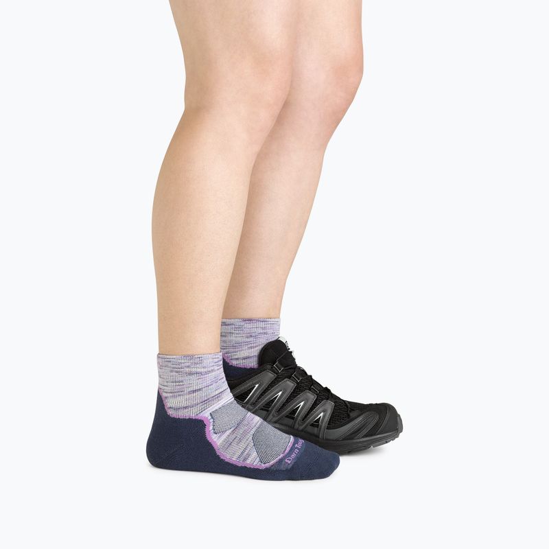 Дамски чорапи Darn Tough Light Hiker 1/4 Sock Cushion cosmic purple 2