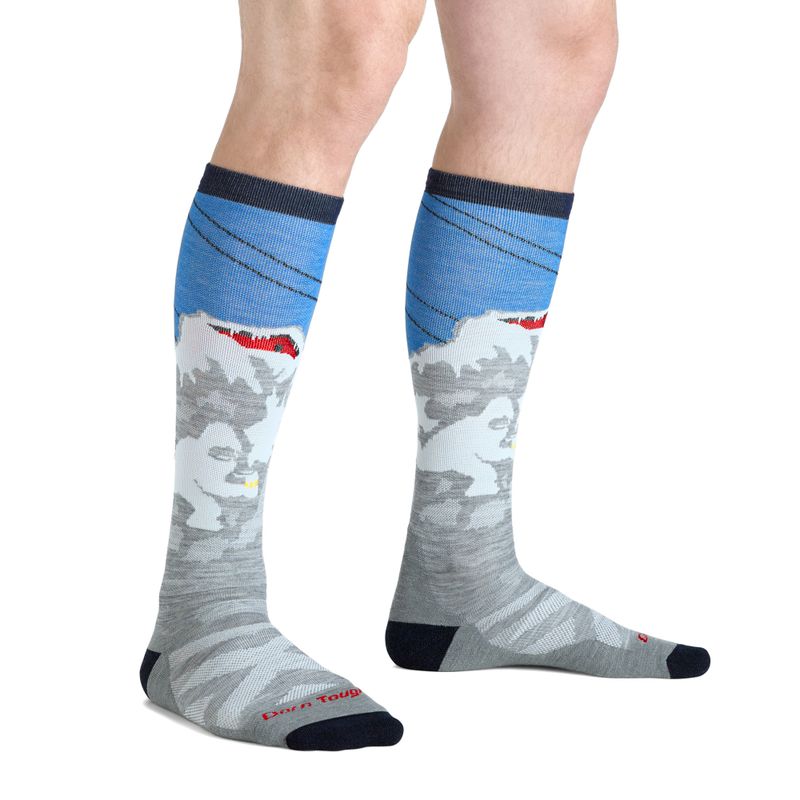 Мъжки чорапи Darn Tough Heady Yeti OTC Midweight with Cushion gray 3